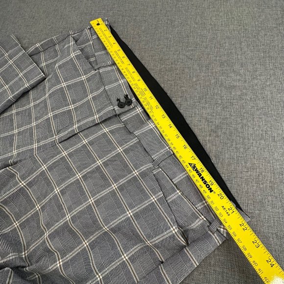 Lane Bryant Plaid Pants‎ Straight Plus 26 Elastic Stretch Waist - Picture 9 of 15